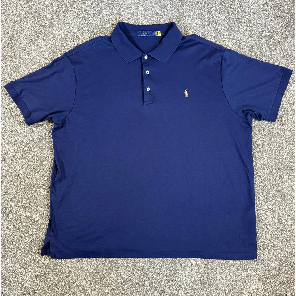 Polo Ralph Lauren Men’s 2XB Big Short Sleeve Shirt Pony Logo Soft Preppy‎